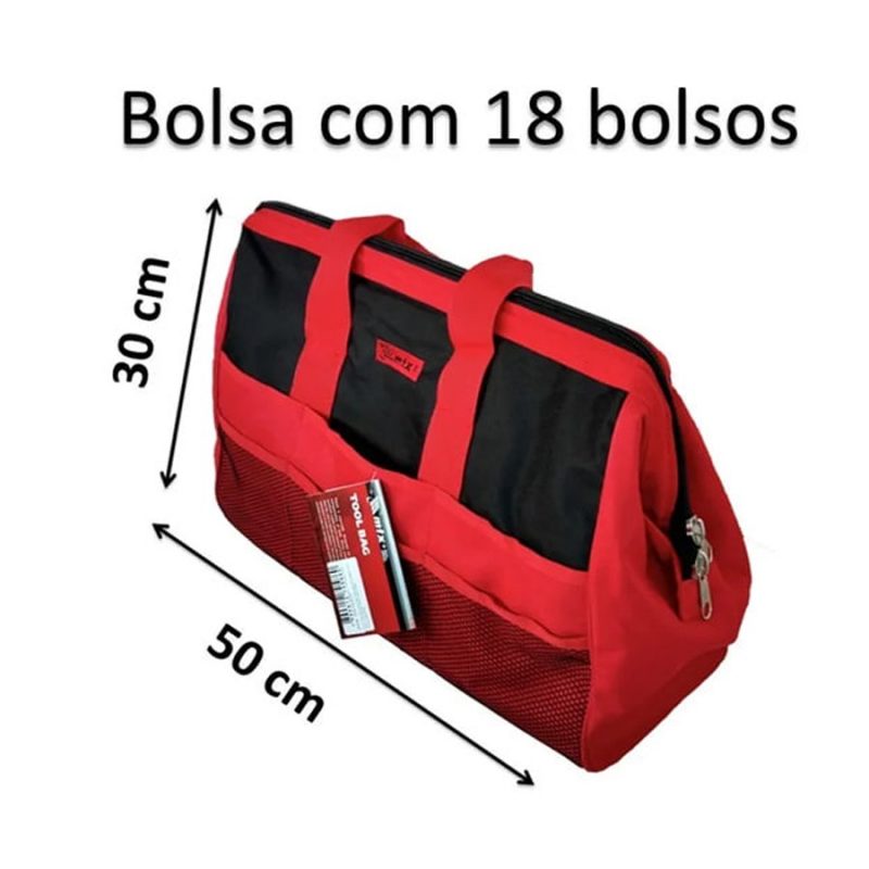 Bolsa Porta Ferramentas c/ 18 Bolsos