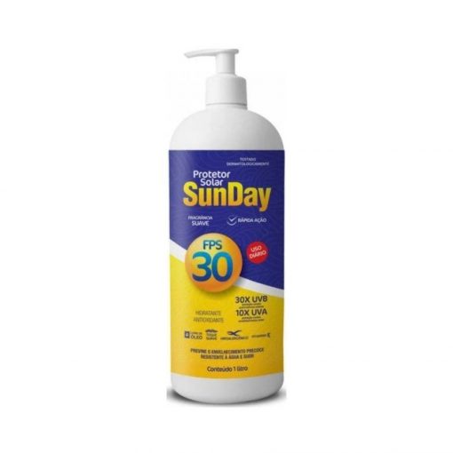 Protetor Solar FPS 30 1 Litro Sunday