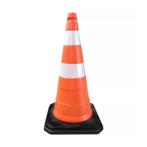 Cone de sinalização de trânsito 75cm 3,60kg